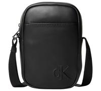 Calvin Klein Herren Crossbody Bag Tasche Bold Slim Reporter mit Reißverschluss, Schwarz (Black), Einheitsgröße