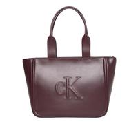 Calvin Klein Bold Monogram Raised Tote M Fudge
