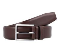 Calvin Klein Herren Gürtel 3.5 cm Bombed Belt Ledergürtel, Braun (Dark Brown), 115 cm