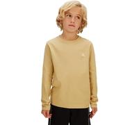 Calvin Klein Boy's 2P Chest Mono LS T-Shirt IB0IB0IB02255 Other Tops, Beige (Sandy Beige/Whitecap Grey), 12 Jahre, Beige (Sandy Beige/Whitecap Grey), 12 Jahre