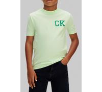 Calvin Klein Boys Ck Chest Logo Ss T-shirt Patina Green Größe: 14 | T-Shirts Outlet | Unisex | Grün