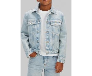 Calvin Klein Boys Denim Trucker Jacket Andrew Wash Größe: 10 | Jacken Outlet | Unisex | Blau