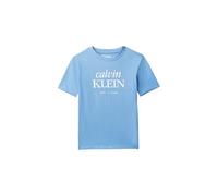 Calvin Klein Boy's Logo Ss T-Shirt LVCKSJA07B S/S T-Shirt, Blau (Provence 16-4032 TCX), 16 Jahre