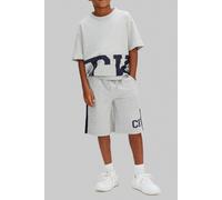 Calvin Klein Boys Varsity Relaxed Shorts Light Grey Größe: 10 | Sportbekleidung Outlet | kids | Grau
