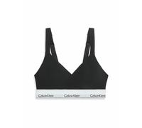 Bralette "LIFT BRALETTE", Damen, Gr. L (40), N-Gr, schwarz, Jersey, Obermaterial: 53% Baumwolle, 35% Modal, 12% Elasthan, CALVIN KLEIN UNDERWEAR, unifarben, casual, körpernah, BHs, mit Logo-Elastikbun