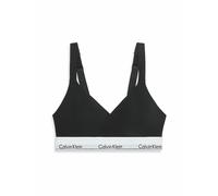 Bralette "LIFT BRALETTE", Damen, Gr. M (38), N-Gr, schwarz, Jersey, Obermaterial: 53% Baumwolle, 35% Modal, 12% Elasthan, CALVIN KLEIN UNDERWEAR, unifarben, casual, körpernah, BHs, mit Logo-Elastikbun