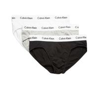 Calvin Klein Herren Unterhosen Hip Briefs 3er-Pack Mehrfarbig (Black/White/Grey Heather), XL