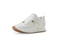 Calvin Klein Carlla Damen-Sneaker, Weißes Logo 146, 35.5 EU