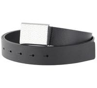 Calvin Klein Casual Clean Plaque Mono Belt 35MM W95 CK Black