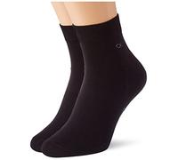 Calvin Klein Casual Flat Knit Cotton Men's Quarter Socks 2 pack
