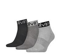 Calvin Klein Casual Flat Knit Cotton Men's Quarter Socks 2 pack
