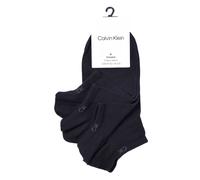 2er Pack Calvin Klein lässige Sneakersocken Herren 001 - black 39-42