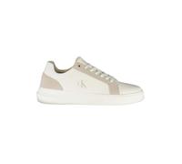 Calvin Klein Weiße Polyurethan Herren Sneaker EU43/US10 Weiß