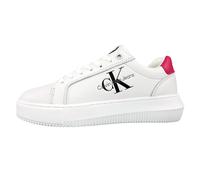 Calvin Klein Chunky Cupsole Weiß 01W White/Rasberry EU 40