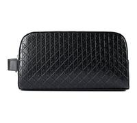 Calvin Klein CK AOP Kulturbeutel Leder 27 cm schwarz