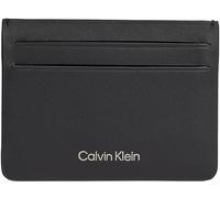 Calvin Klein Schwarze Leder Geldbörse für Männer Einheitsgröße