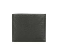 Geldbörse CALVIN KLEIN "CK ELEVATED BIFOLD 5CC W/COIN" schwarz Kleinlederwaren Geldbörsen Geldscheinklammern mit schönem Allover Logo (71882704-0)