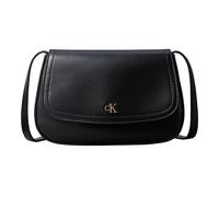 Calvin Klein Umhängetasche Flap Camera Bag Damen 22 cm Lederimitat Schwarz