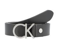 Calvin Klein CK Logo Gürtel Leder 100 cm schwarz