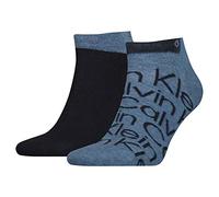 Sneakersocken mit Label-Detail im 2er-Pack 39/42 men Blau meliert