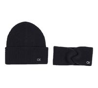 Calvin Klein CK Metal Beanie & Headband CK Black
