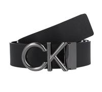 Calvin Klein CK Metal Gürtel Leder 115 cm schwarz