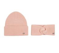Calvin Klein Ck Metal Strickmütze und Stirnband Geschenkset petal blush (TAS025292)