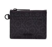 Calvin Klein Herren Kartenetui Ck Must Mono Cardholder 6Cc Zip mit Reißverschluss, Schwarz (Classic Mono Black), Einheitsgröße