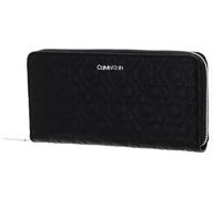 Calvin Klein CK Must Zip Around Wallet Embossed L CK Black