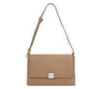 Calvin Klein CK Plaque Schultertasche 28 cm braun