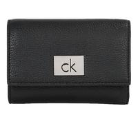 Calvin Klein CK Plaque Trifold Wallet PVH Black