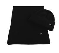 Calvin Klein CKJ Gifting Softies MONO BEANIE SCARF CK Black