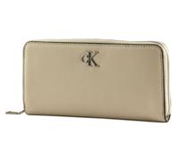 Calvin Klein CKJ Minimal Monogram Zip Around Stone