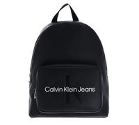 Calvin Klein CKJ Sculpted Campus Backpack 40 Mono Black / Metallic Logo