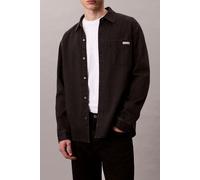 Calvin Klein Jeans Jeanshemd Herren Regular Fit Baumwolle schwarz, XL