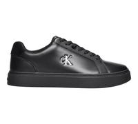 Calvin Klein CLASSIC CUPSOLE LACEUP LTH Herrenschuhe mit niedrigem Profil, schwarz, größe 44