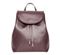 Calvin Klein Coated Emblem Flap Backpack Fudge AOP
