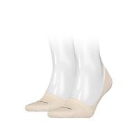 Calvin Klein Herren Footie Socken, Beige, 43/46 (2er Pack)