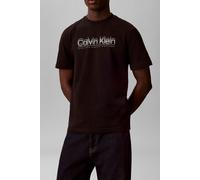 Calvin Klein Cp-double Logo T-shirt Black Größe: M | Basic T-Shirts Outlet | Herren | Schwarz