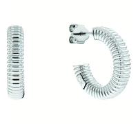 Paar Creolen CALVIN KLEIN "MODERN PURITY", edelstahlfarben, Ohrringe, Damen, Edelstahl (23484422-0) edelstahlfarben