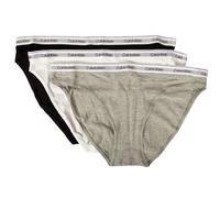 Calvin Klein Damen 3er Pack Slips Bikini Form Baumwolle mit Stretch