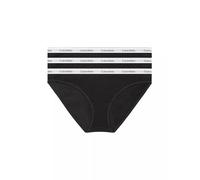Calvin Klein Bikini-Slips 3er-Pack Icon Logo Schwarz Größe M