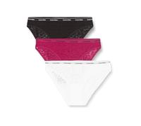 Calvin Klein Damen 3er Pack Slips Bikini Form Low-Rise Unterwäsche