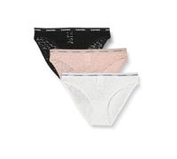 Calvin Klein Damen 3er Pack Slips Bikini Form Low-Rise Unterwäsche