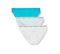 Calvin Klein Damen 3er Pack Slips Bikini Form Low-Rise Unterwäsche