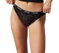 Calvin Klein Damen 3er Pack Slips Bikini Form Low-Rise Unterwäsche, Mehrfarbig (Black/Ivory/Troposphere), XL