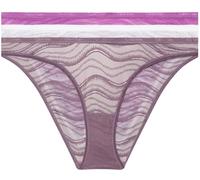 Calvin Klein Damen 3er Pack Slips Bikini Form mit Spitze