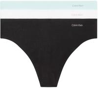 Calvin Klein Damen 3er Pack Strings Invisibles Cotton Nahtlos