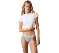 Calvin Klein Damen 5er Pack Slips Bikini Form Low-Rise Unterwäsche, Grymrn/Gry Htr/PLN Air/Tropsphr/Ink (Mehrfarbig), XL