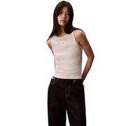 Calvin Klein Damen A - WVN LBL 2X2 CTTN Lv047C201G Tank Top, Grau, M